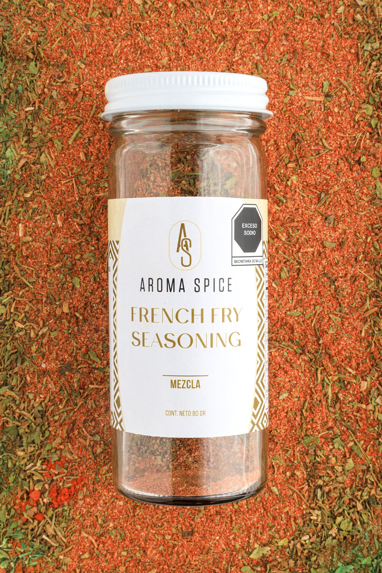 Aroma Spice Sazonador French Fry Seasoning 80gr