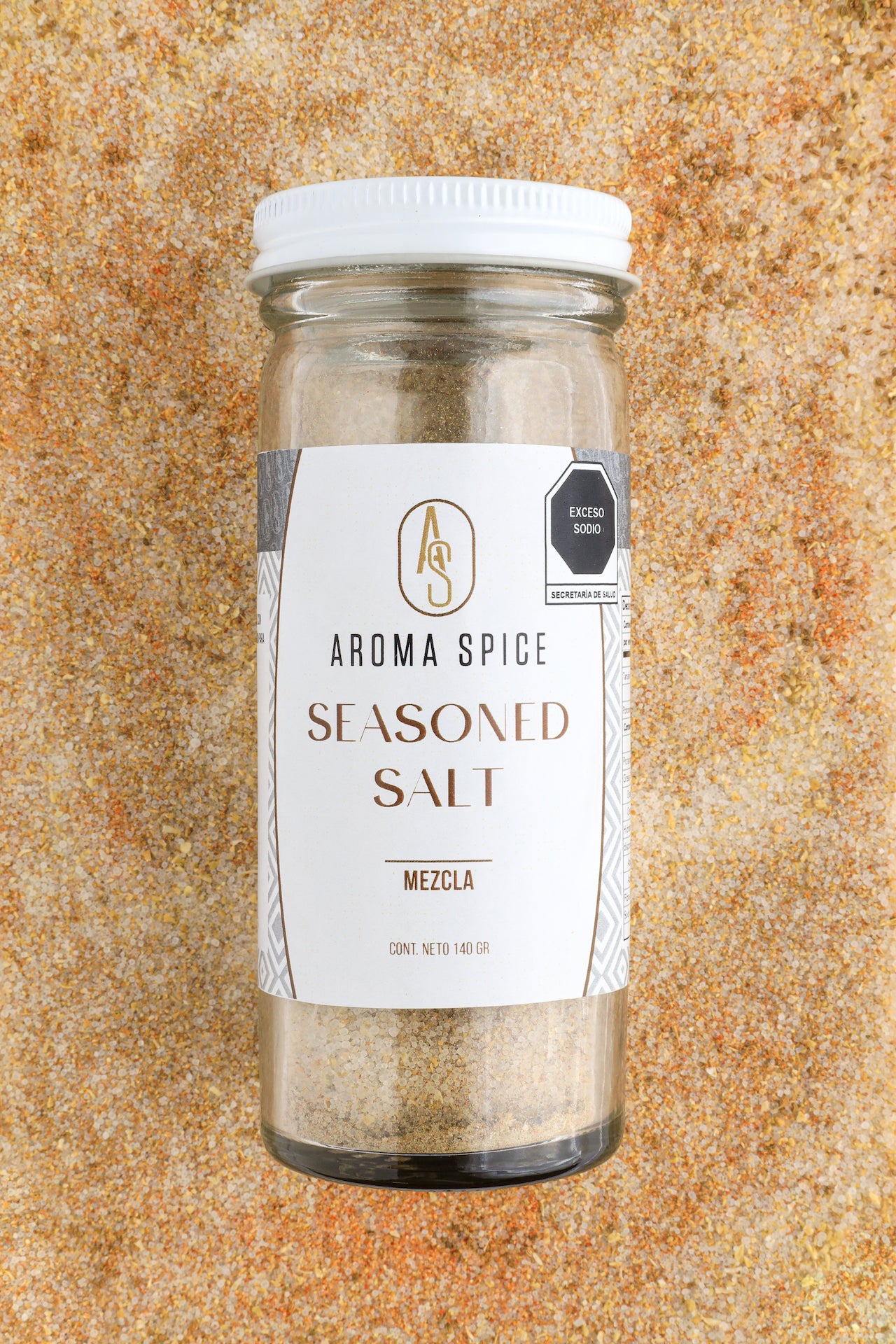 Aroma Spice Sazonador Seasoned Salt 140gr